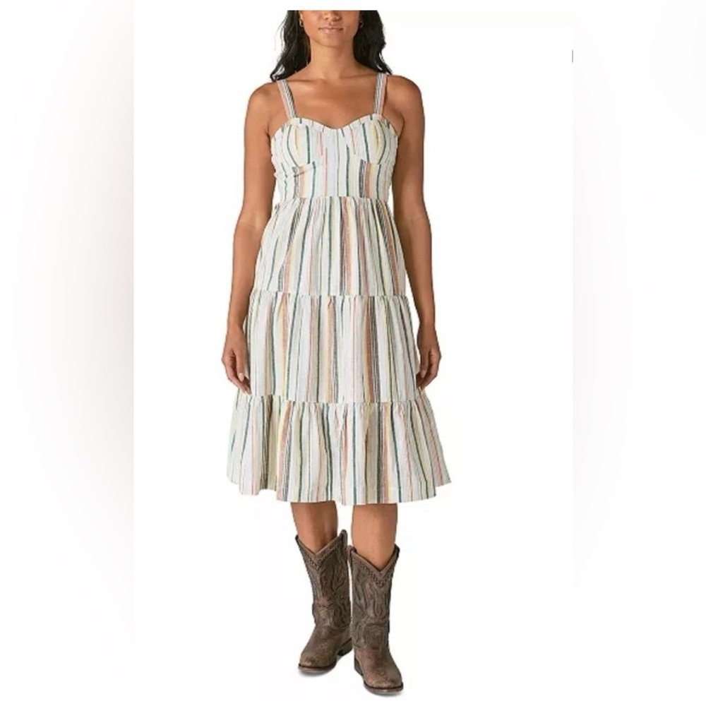 Lucky Brand Multicolor Striped Dress - Picture 2 of 8
